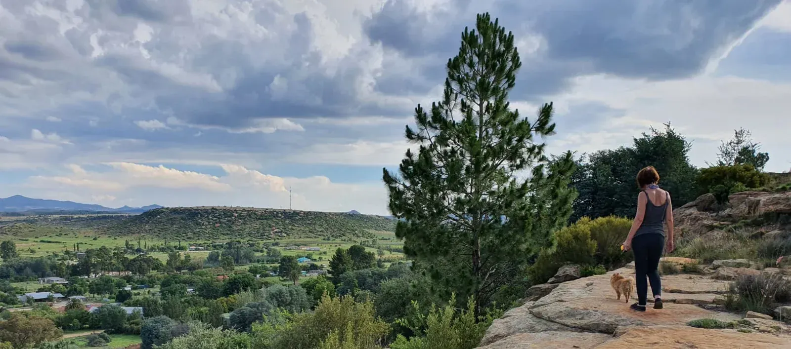 Stunning views for miles from Paul Roux koppie